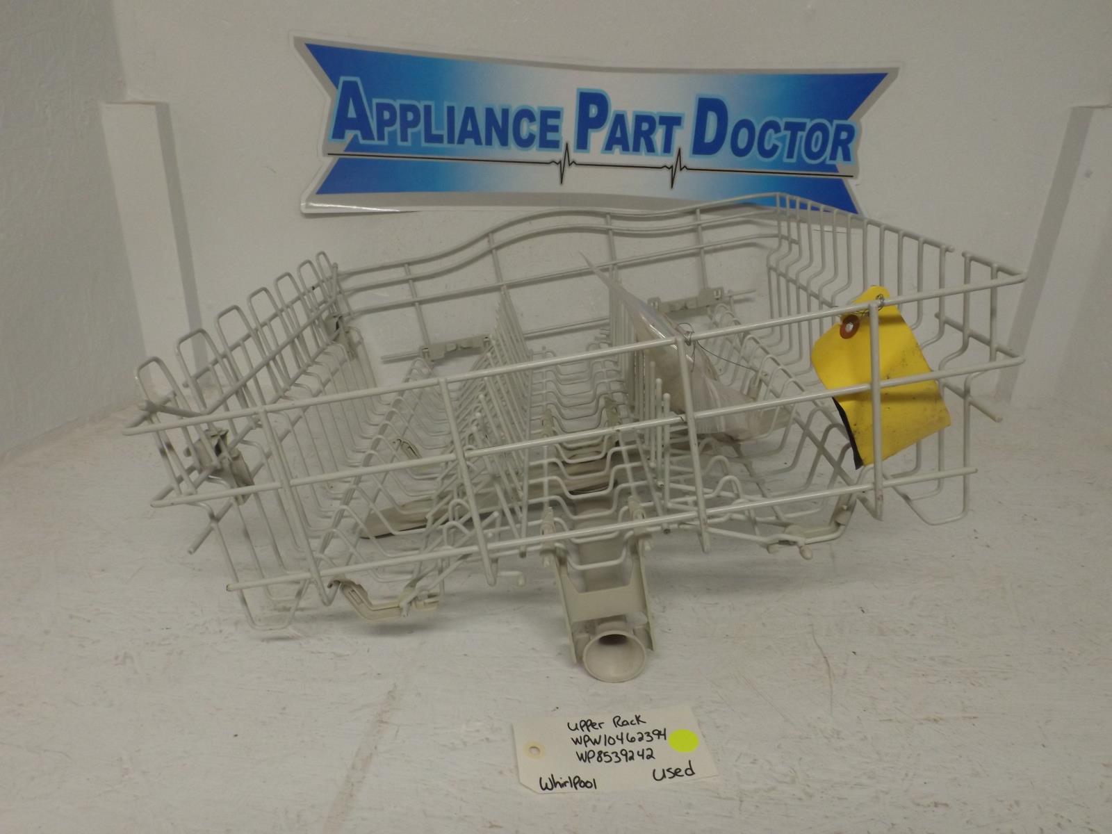 Whirlpool Dishwasher WPW10462394 WP8539242 Upper Rack Used Whirlpool Dishwasher WPW10462394 WP8539242 Upper Rack Used